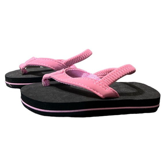 Rainbow Sandals Grombows Nubuck Pink Flip Flop Toddlers Size 5/6‎ - Picture 1 of 7